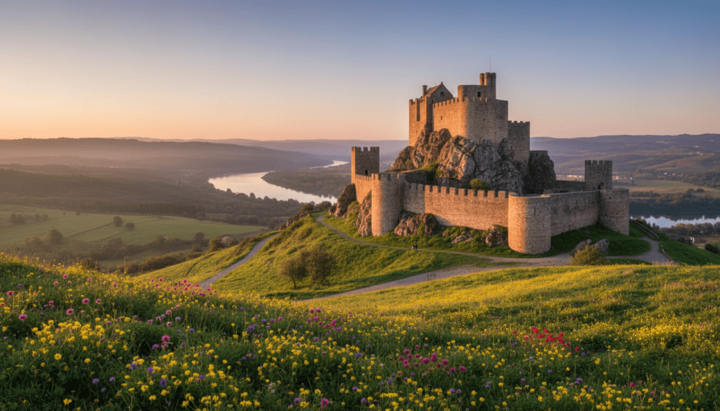 Miranda do Douro Castle sunrise history