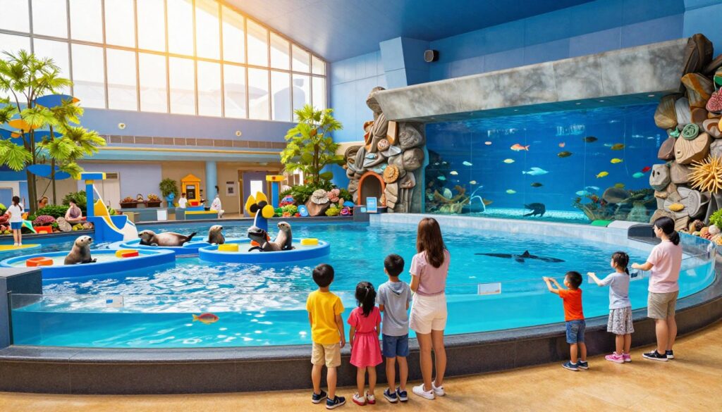 Osaka family fun theme park aquarium