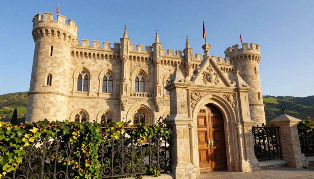 architectural details castle hotel