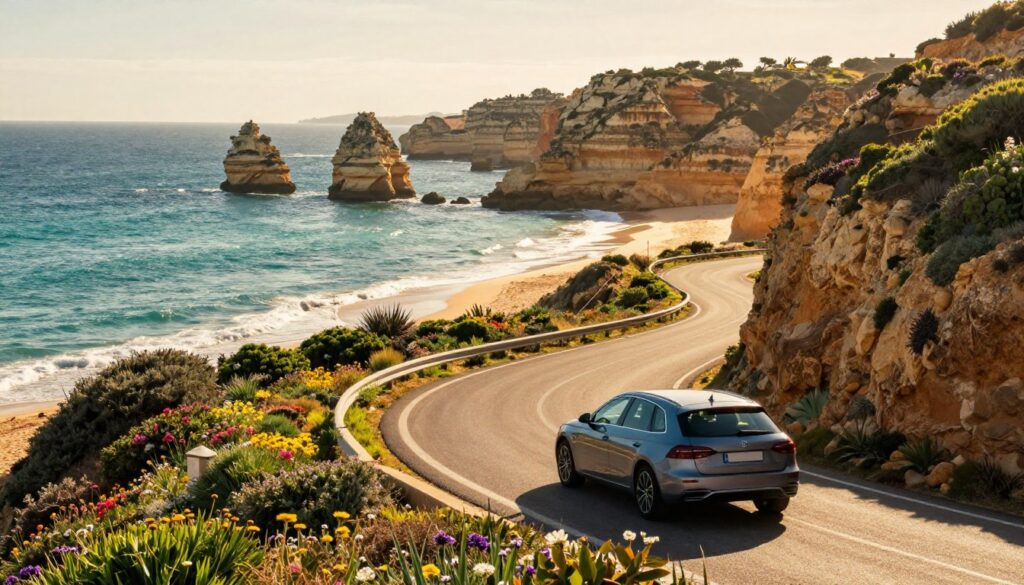 driving algarve coastal beauty