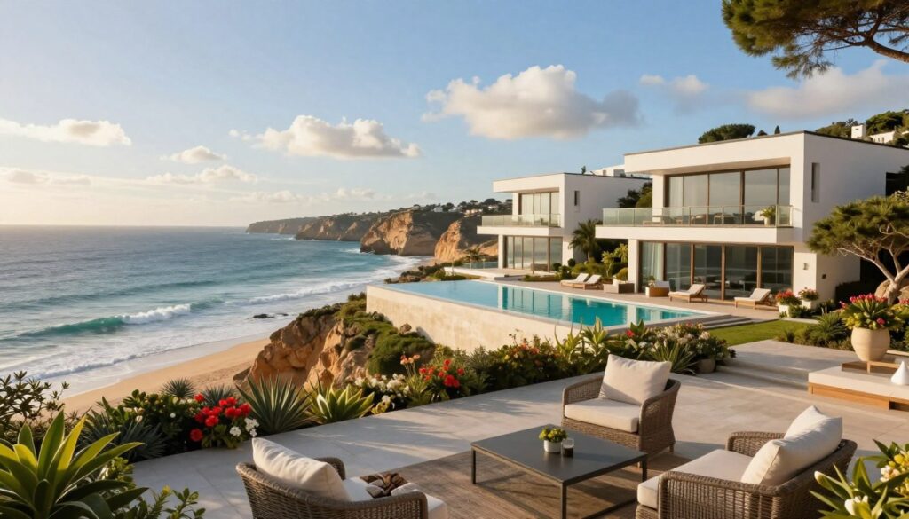 luxury villas sea views