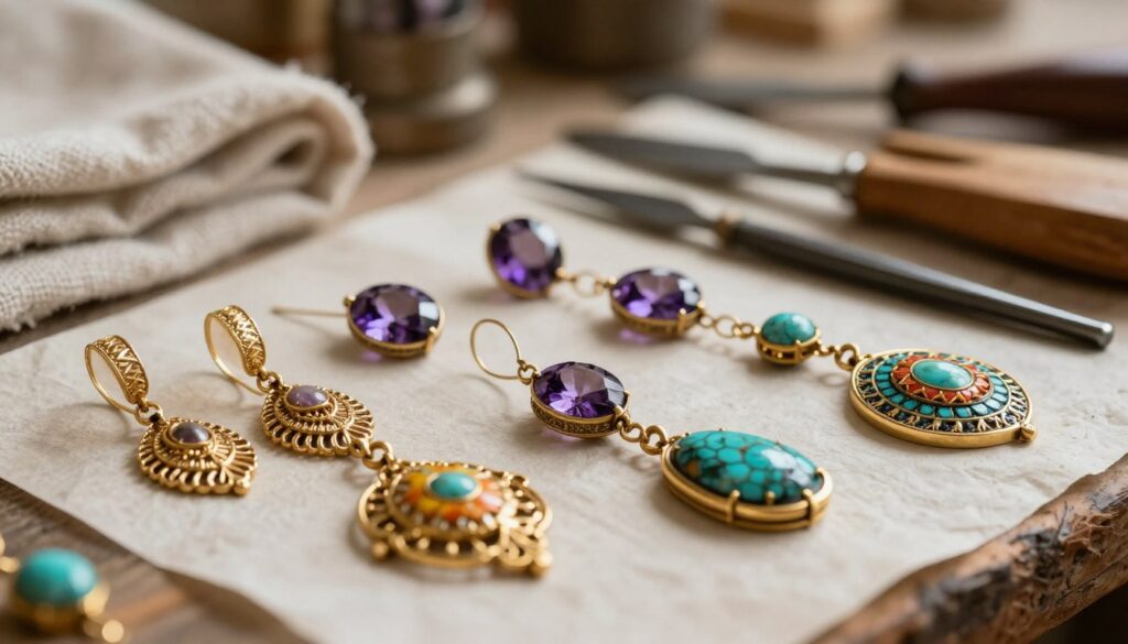 materials and finishes of Portuguese jewelry