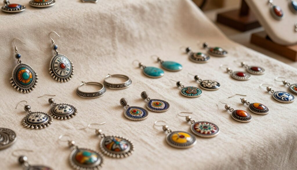variety of Portuguese earring designs