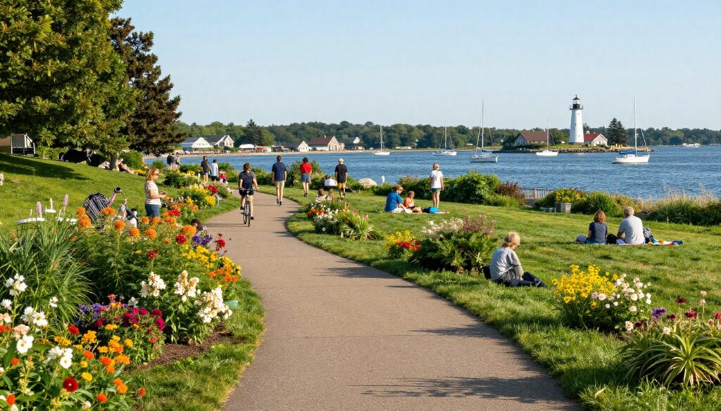 Eastern Promenade Trail views Eastern Promenade Trail views
