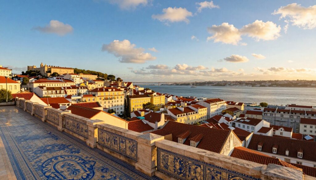 Lisbon viewpoints overlooking the city Lisbon viewpoints overlooking the city