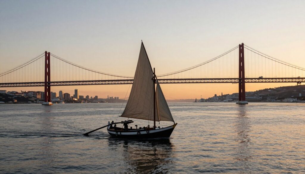 Tagus River cruise Lisbon sunset Tagus River cruise Lisbon sunset