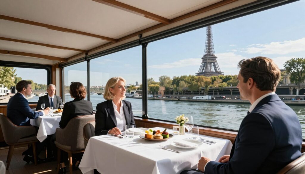 Seine river lunch cruise Paris booking