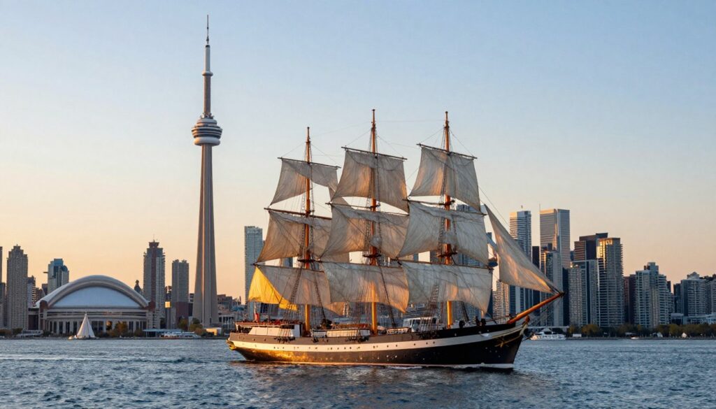 Toronto harbour boat cruise