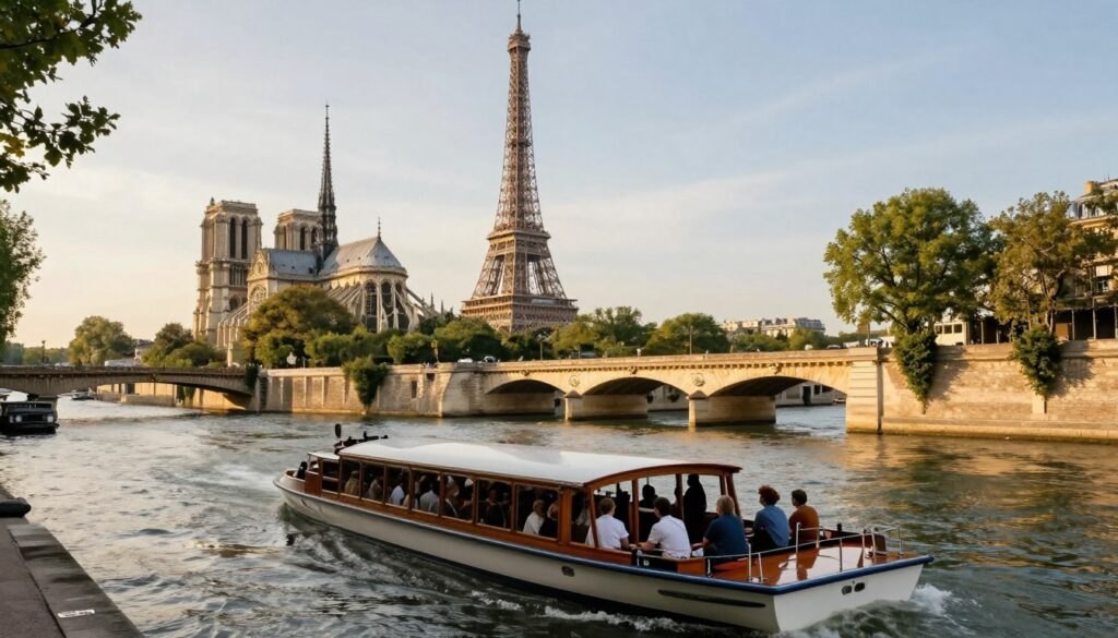 famous landmarks and monuments on a river tour