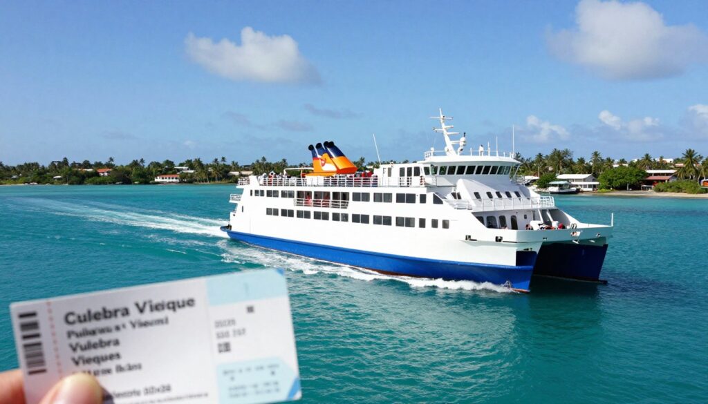 ferry tickets Culebra Vieques Puerto Rico