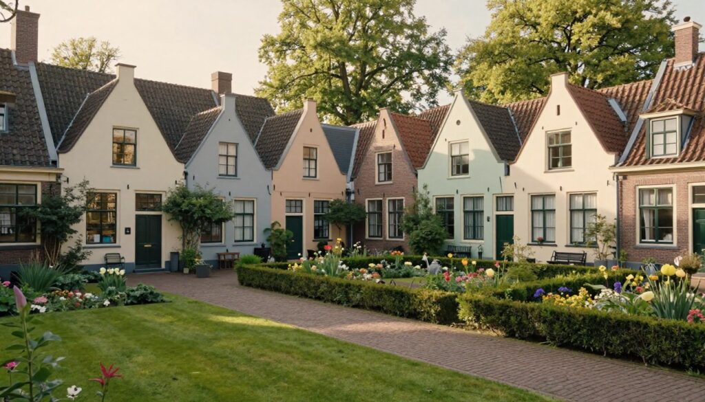 historic Begijnhof courtyard in the city center